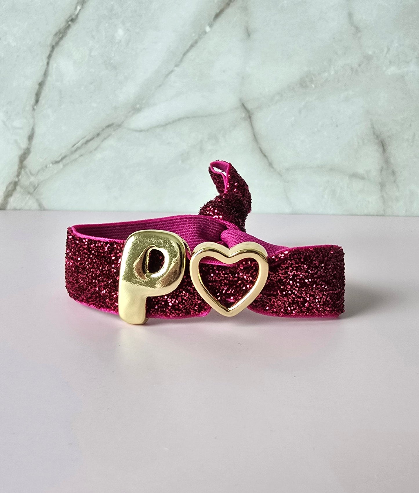 Elastic Letter Bracelet