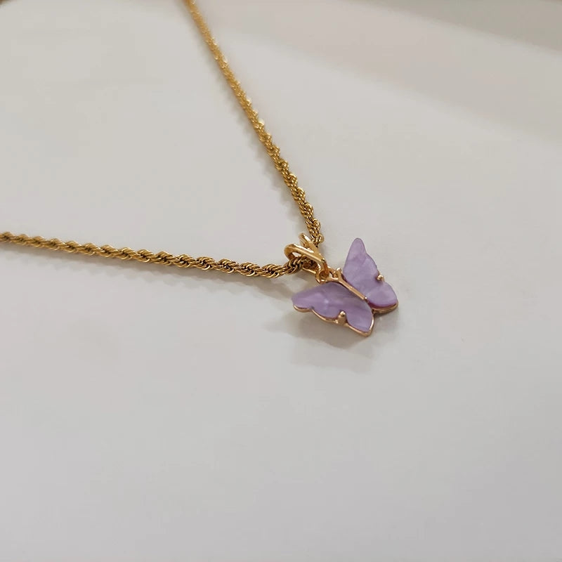 Torcido Butterfly Necklace