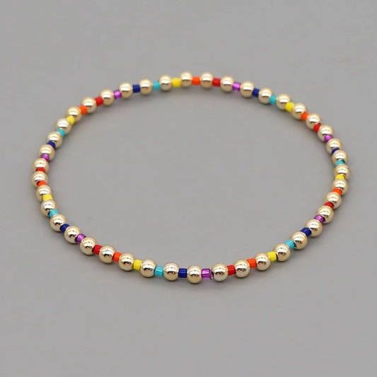 Rainbow Gold Bracelet