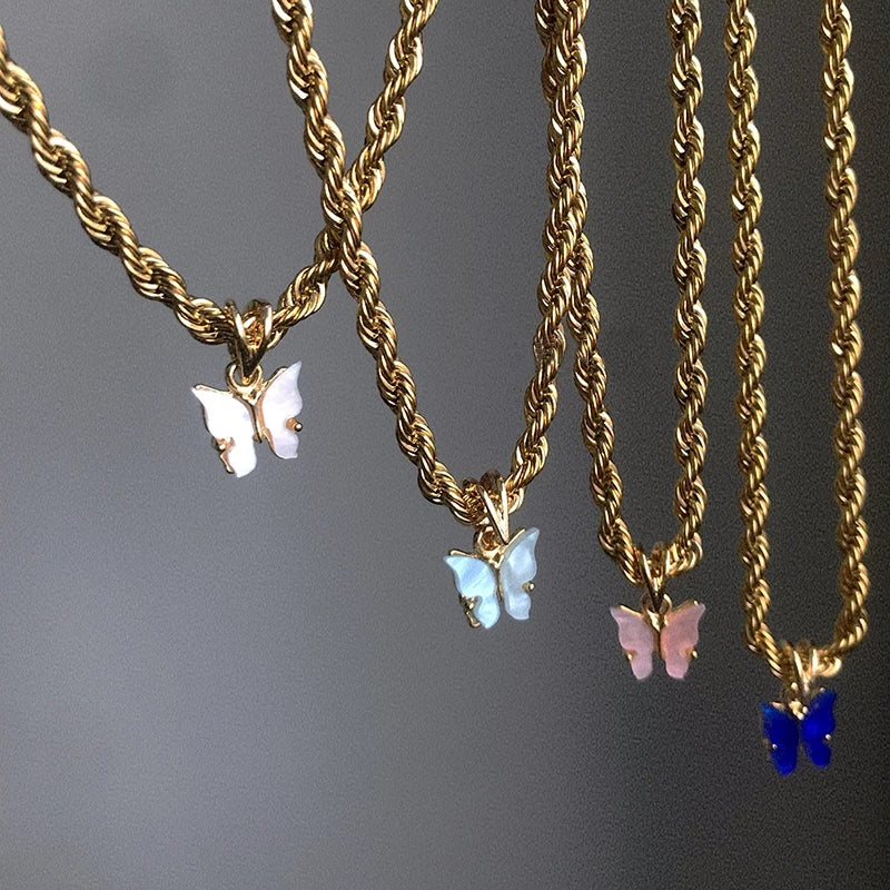 Torcido Butterfly Necklace