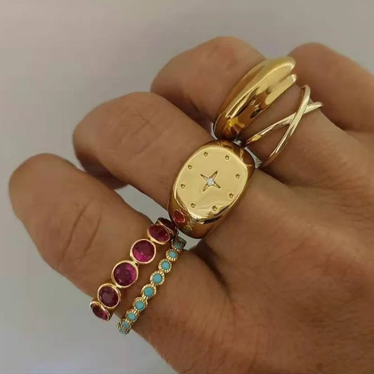 Chunky Star Ring