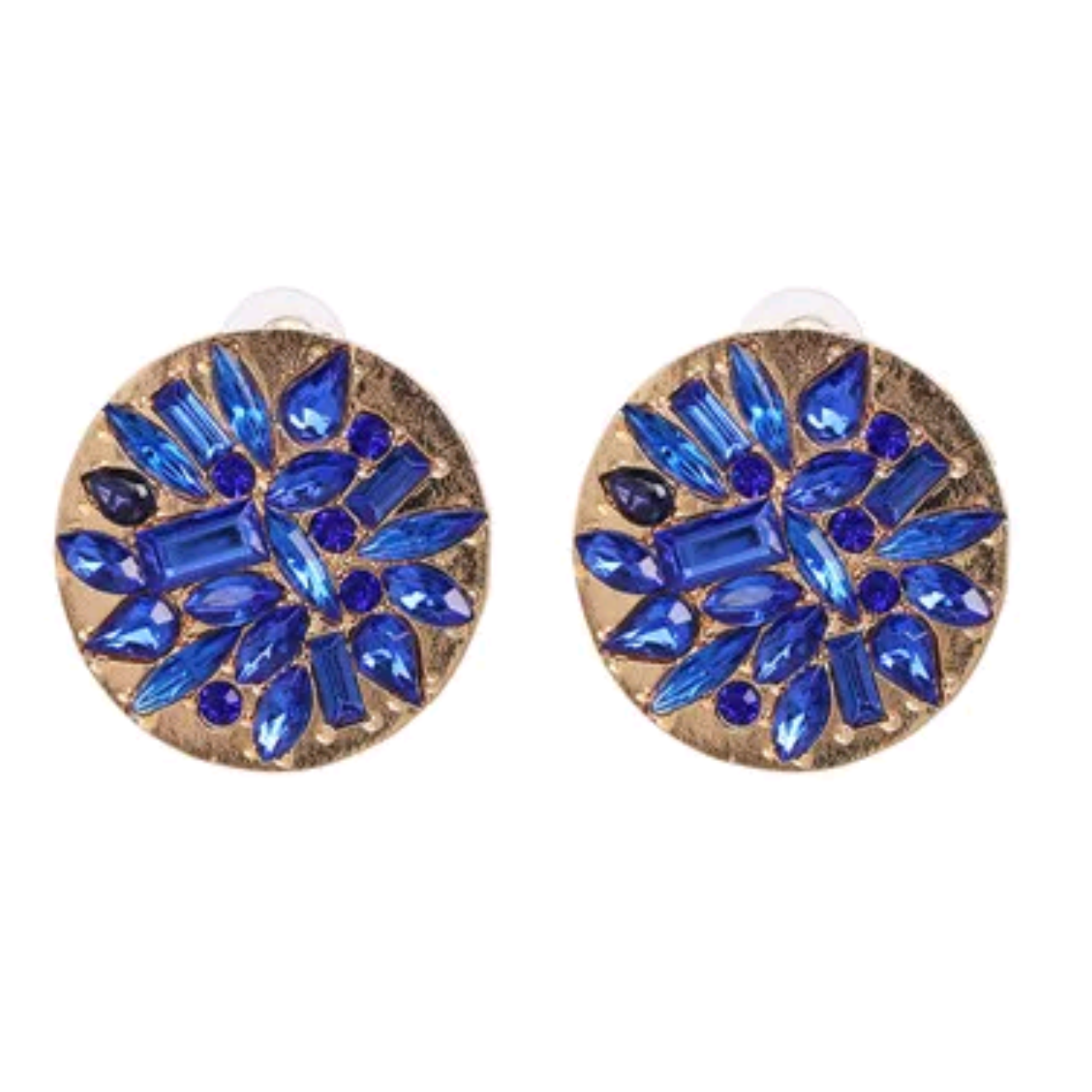 Joy Plate Stone Earring