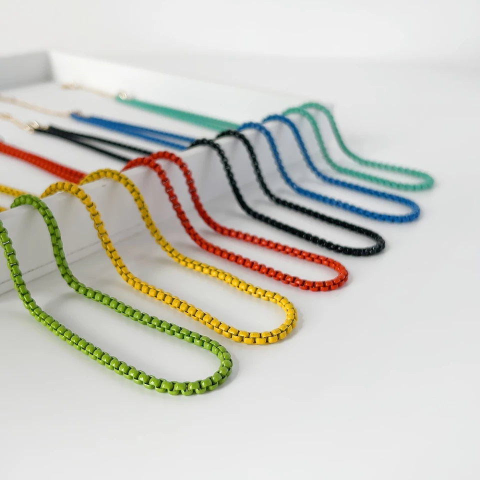 Eslabon Rainbow Necklace